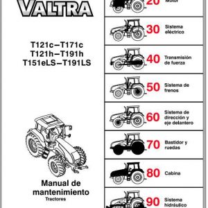 Valtra SA Tractor Serie T Maintenance ManualES 1