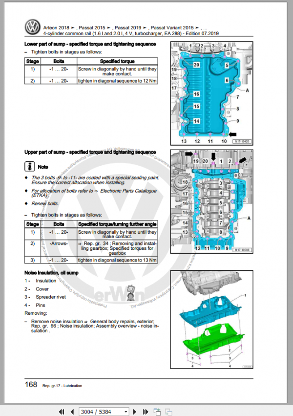 Volkswagen Passat 2019 2020 CBCB2CB5 Workshop Manuals 4