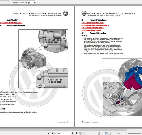 Volkswagen T Roc A11 2018 2020 Workshop Manuals EWD 2