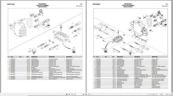 Wacker Neuson Compact Loader 501S Spare Parts Manual1000185500 3