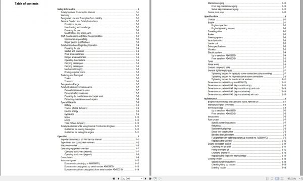 Wacker Neuson Dumpers 6001 Service Manual366855486 2