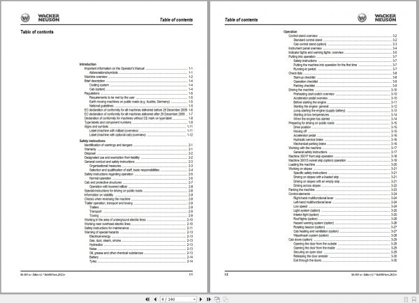 Wacker Neuson Lifton Dumper 3001 Operators Manual1000172672 2