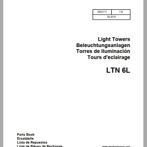 Wacker Neuson Light Towers LTN 6L Parts Manual348628422 1