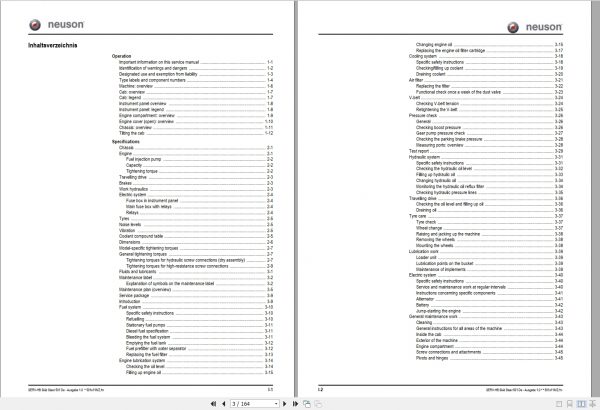 Wacker Neuson Skid Steer Loader 501S Service Manual1000155663 2