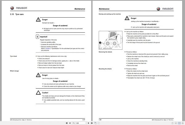 Wacker Neuson Skid Steer Loader 501S Service Manual1000155663 3