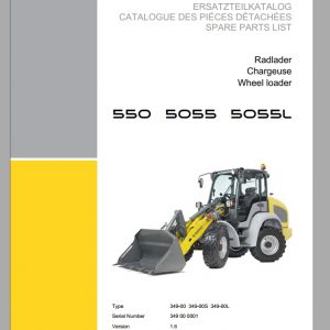 Wacker Neuson Wheel Loaders 550 5055 5055L Spare Parts List1000274206 1