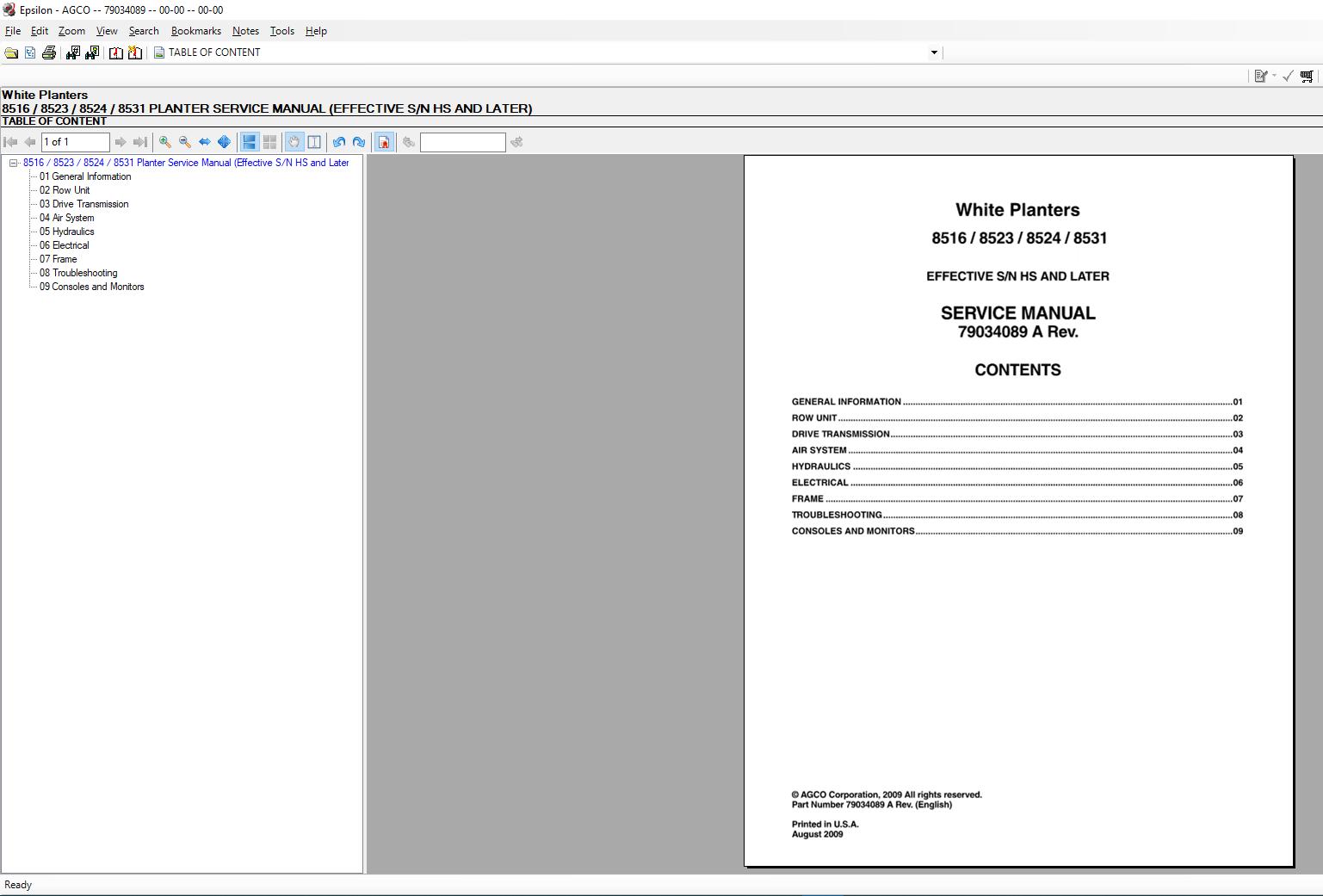 WhitePlantersNAAGNorthAmerica2020PartBookWorkshopServiceManual 1