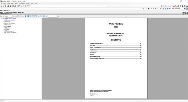 WhitePlantersNAAGNorthAmerica2020PartBookWorkshopServiceManual 5