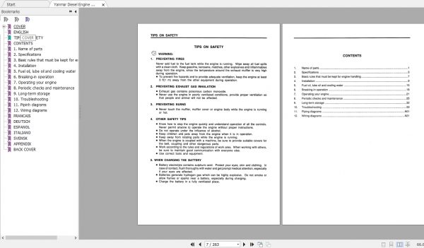Yanmar Diesel Engine GM Series Operation Manual 2
