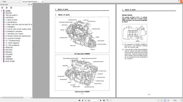 Yanmar Diesel Engine GM Series Operation Manual 3