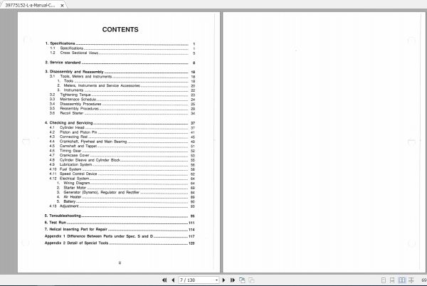 Yanmar Diesel Engine L A Series Service Manual 2