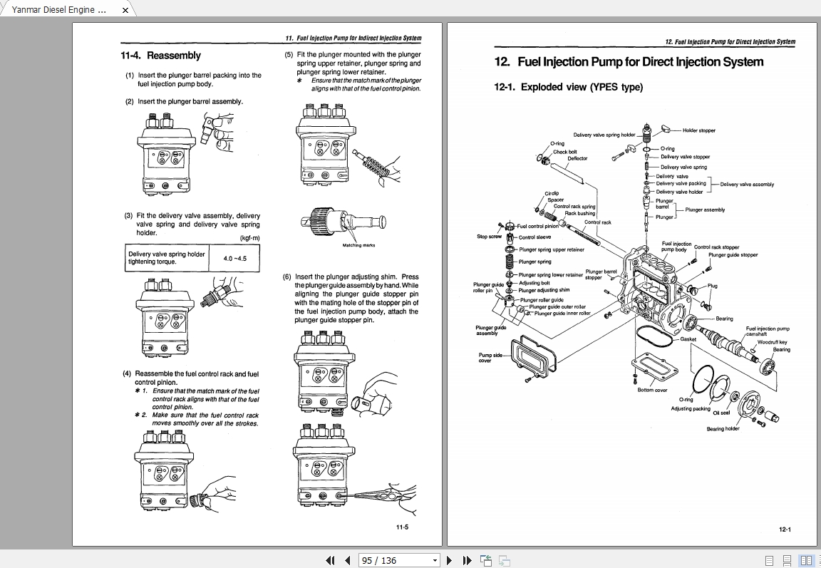Yanmar Diesel Engine TNE Service Manual