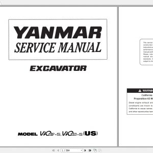 Yanmar Excavator Vio272 Vio352 Service Manual4720103 1