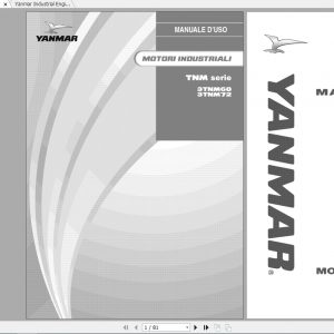 Yanmar Industrial Engines TNM Series Operation Service Manual 2