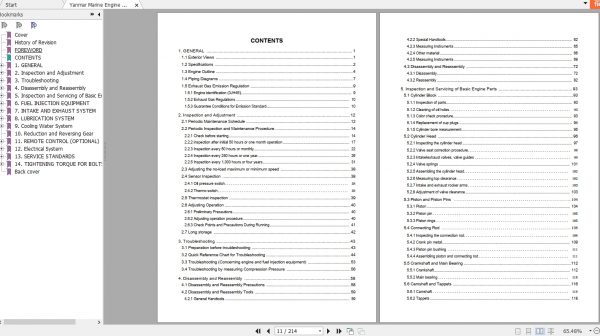 Yanmar Marine Diesel Engine 3JH4BCME Service Maual 2