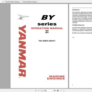 Yanmar Marine Engine BY Series Service Manual 1