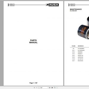 AUSA Forklift C500HIx4 Parts Manual 1