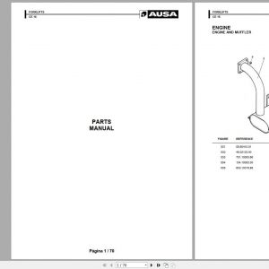 AUSA Forklift CE16 Parts Manual 1