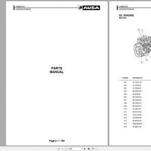 AUSA Forklift CH130 X4 CH150 X4 Parts Manual 1