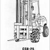 AUSA Forklift CSH25 CTH25 Parts ManualEs 1