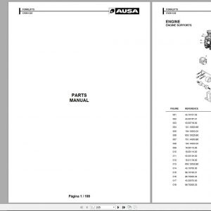 AUSA Forklift CV20 CV22 Parts Manual 1