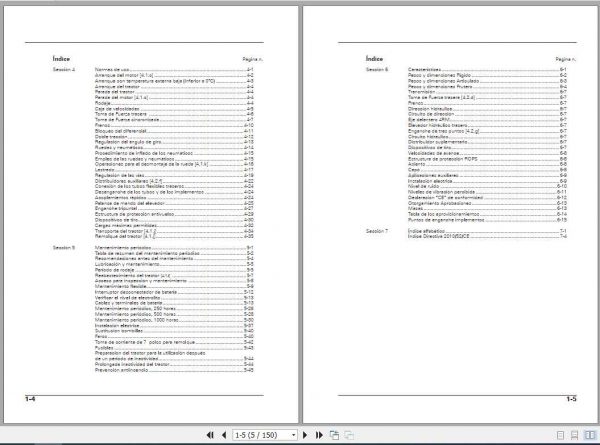 Agria Hispania Tractor Series 9000 Maintenance ManualES 2