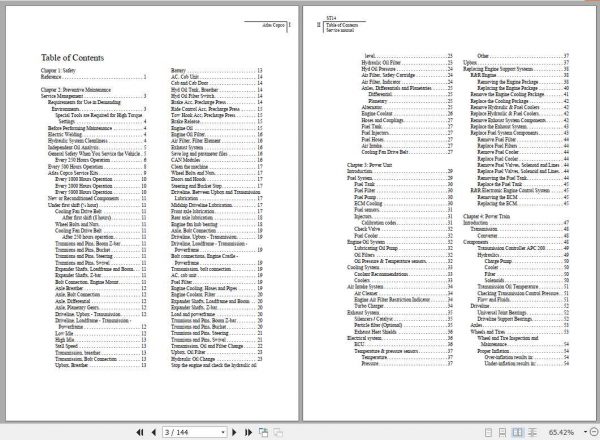 Atlas Copco Wheel Loader Scooptram ST14 Service Manual 2