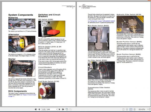 Atlas Copco Wheel Loader Scooptram ST14 Service Manual 3