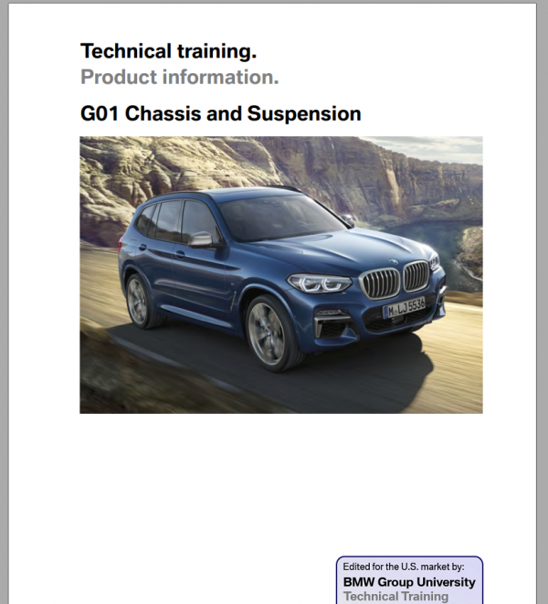 BMW X3 2017 Training Manual 2