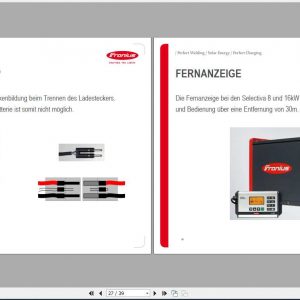 BT Forklift Batteries Selectiva Optionen 1kW 3kW 8kW 16kW Technical Data 2