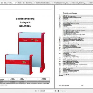 BT Forklift Benning Service Manual 2