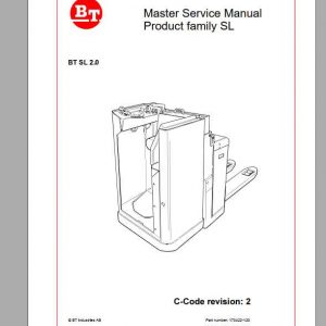 BT Forklift SL Service ManualDE 1