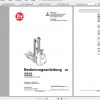 BT Forklift SPE125L Spare Parts Catalog Operator Service Manual 2