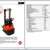 BT Forklift SWE120CB Technical Data Sheet 1