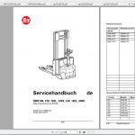 BT Forklift SWE120 Staxio Spare Parts Catalog Operator Service Manual 1