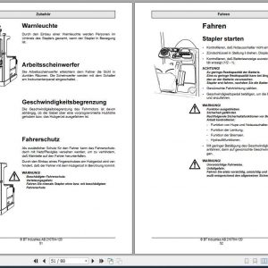 BT Reach Truck FR 27 Operator Manual210704 120DE 3