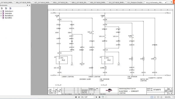 CAT Hydraulic Mining Excavator 6018 RH90 Service Manual Schematic 3