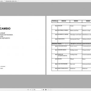 CESAB BIT M serie 800 1000 1200 M Electric Forklift Spare Parts Catalogue 1