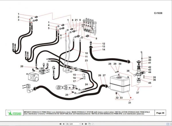 CESAB Blitz 100 130 150 Forklift Spare Parts Catalogue 3