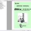 CESAB Blitz 250 300 300L 350 DC Forklift Service Manual 1