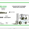 CESAB Blitz 312 Forklift Spare Parts Catalogue0350156 0 1