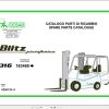 CESAB Blitz 316 Forklift Spare Parts Catalogue0350133 0 1