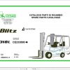 CESAB Blitz 318L Forklift Spare Parts Catalogue0350161 0 1