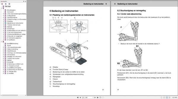 CESAB Electric Pallet Trucks P322 Operators Manual 2