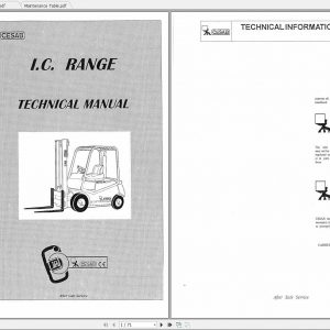 CESAB Forklift IC Range Technical Manual 1