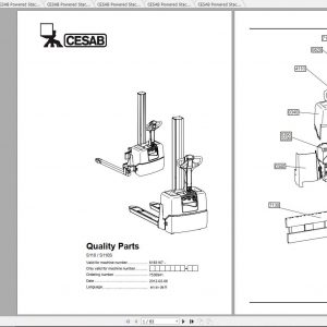 CESAB Powered Stacker Trucks S110 S110S Quality Parts 1