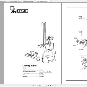 CESAB Powered Stacker Trucks S208L Quality Parts 1