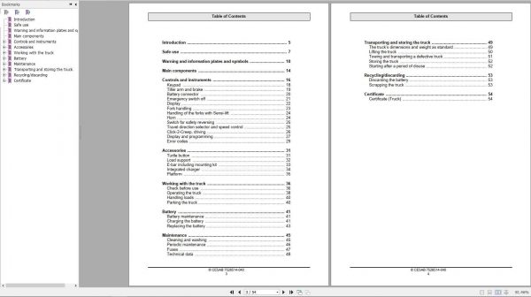 CESAB Powered Stacker Trucks S212S Operators Manual 2