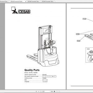 CESAB Powered Stacker Trucks S220D Quality Parts 1
