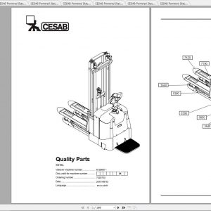 CESAB Powered Stacker Trucks S316L Quality Parts 1